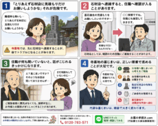 寺墓地で墓じまいをお考えの方へ墓石撤去の見積もり時の注意点の4コマ漫画
